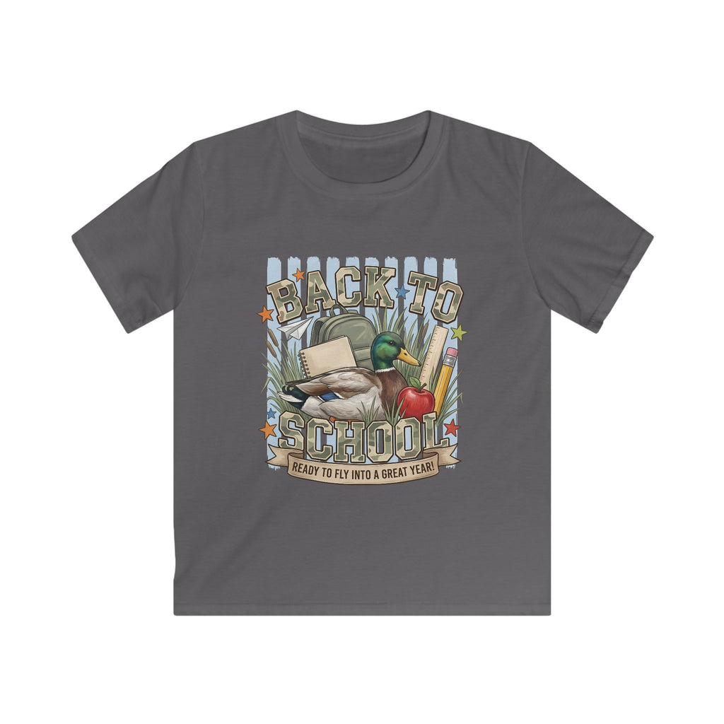 Back to School Kids Tee — Vintage School Supplies Graphic