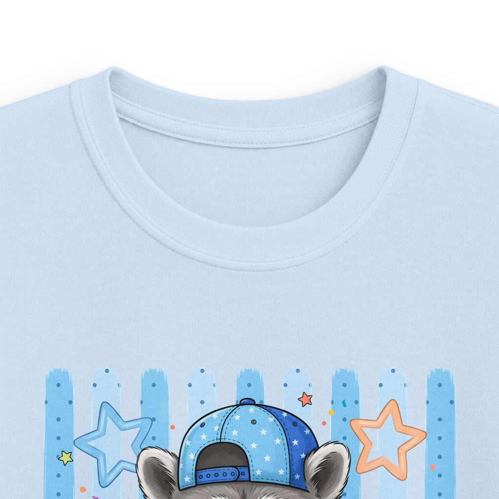 Kids Raccoon 'Bruh We Back' Graphic Tee - Cute Cool Kid T-Shirt