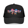 Candy Bow Trucker Hat — Colorful Ribbon Baseball Cap