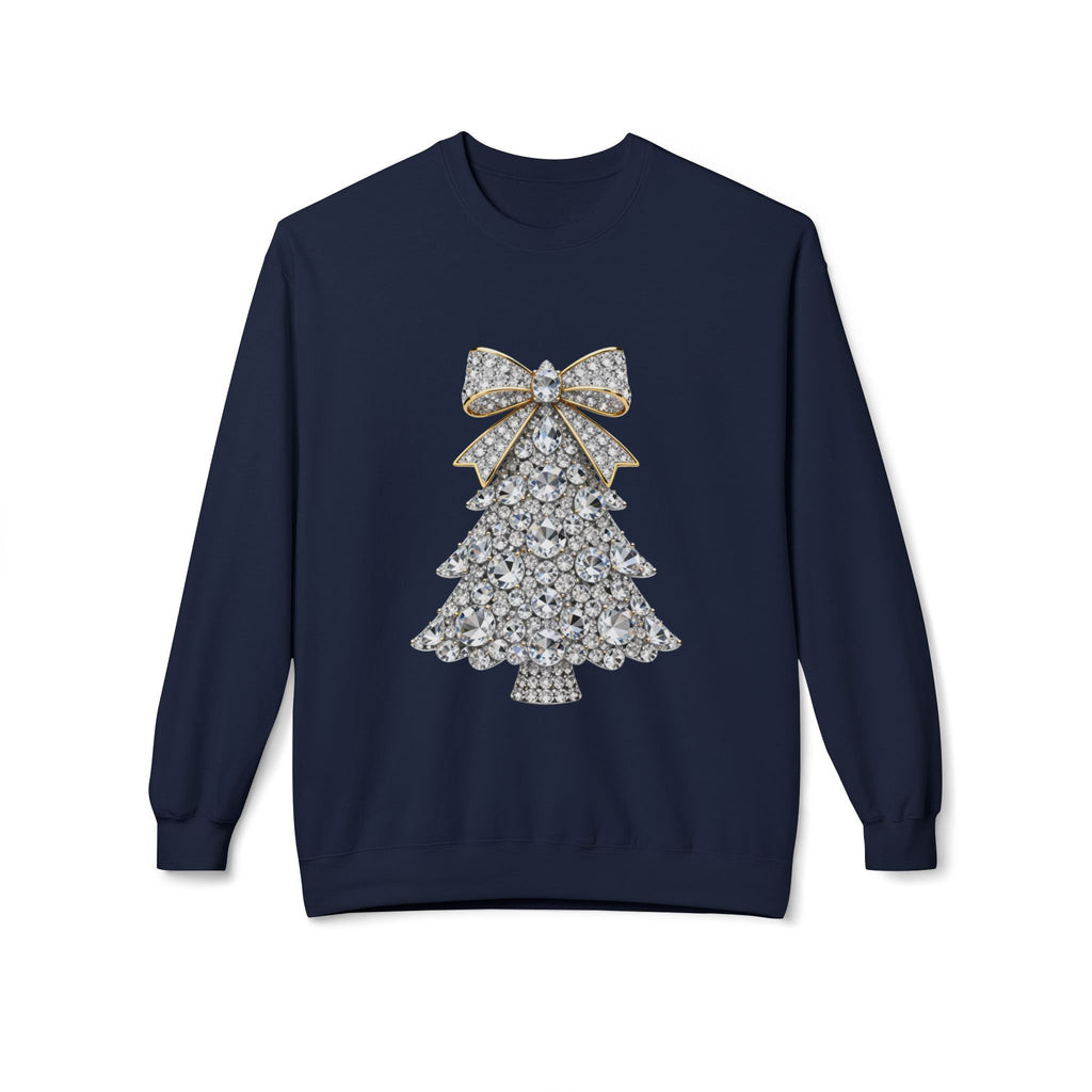 Rhinestone Christmas Tree Crewneck Sweatshirt