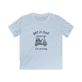 Kids Tee — "Get in Dad I'm Driving" Golf Cart Graphic