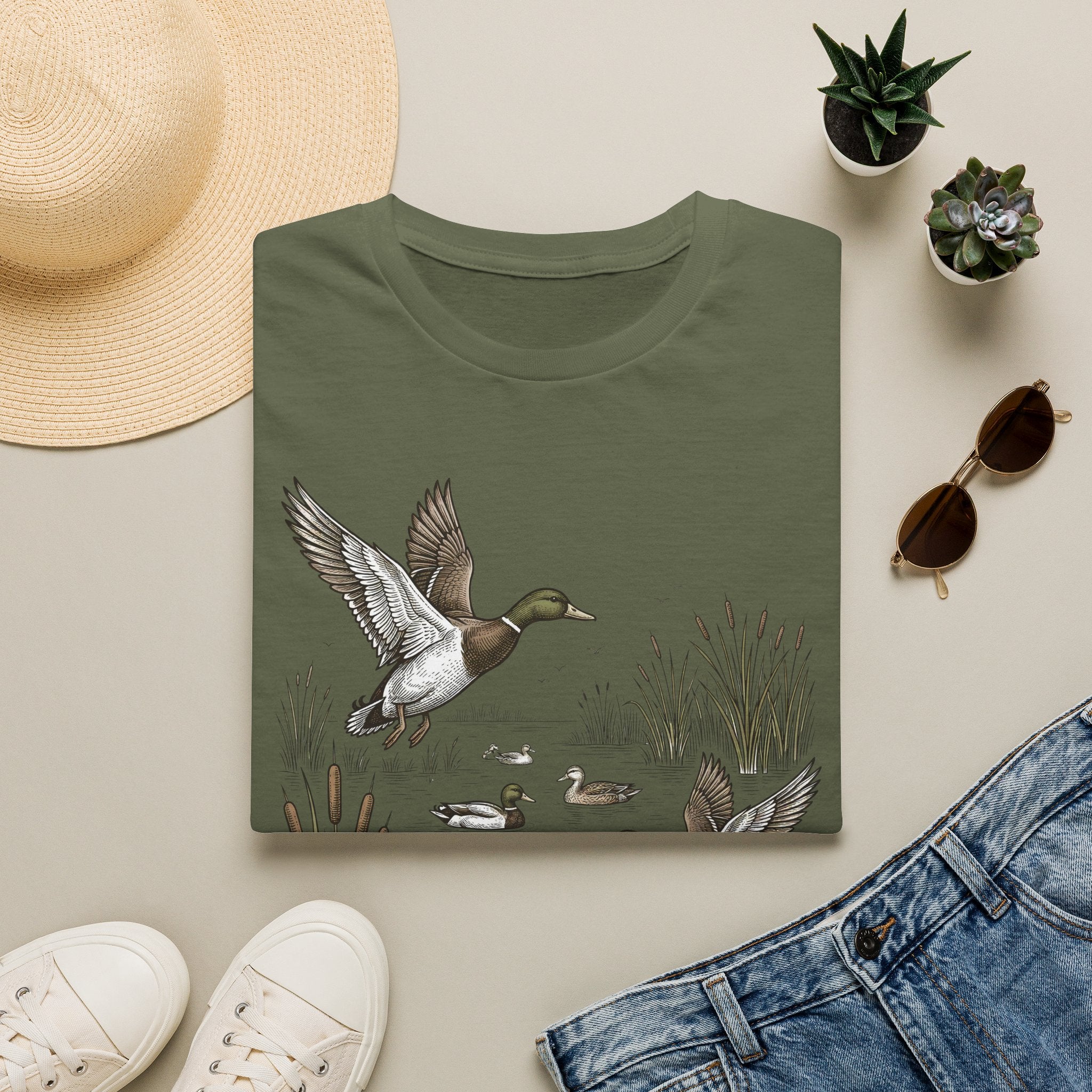 Mallard Ducks T‑Shirt — Waterfowl Nature Graphic Tee for Outdoors & Bird Lovers