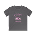 Kids Tee — "Get in Mama I'm Driving" Pink Golf Cart Kid Shirt