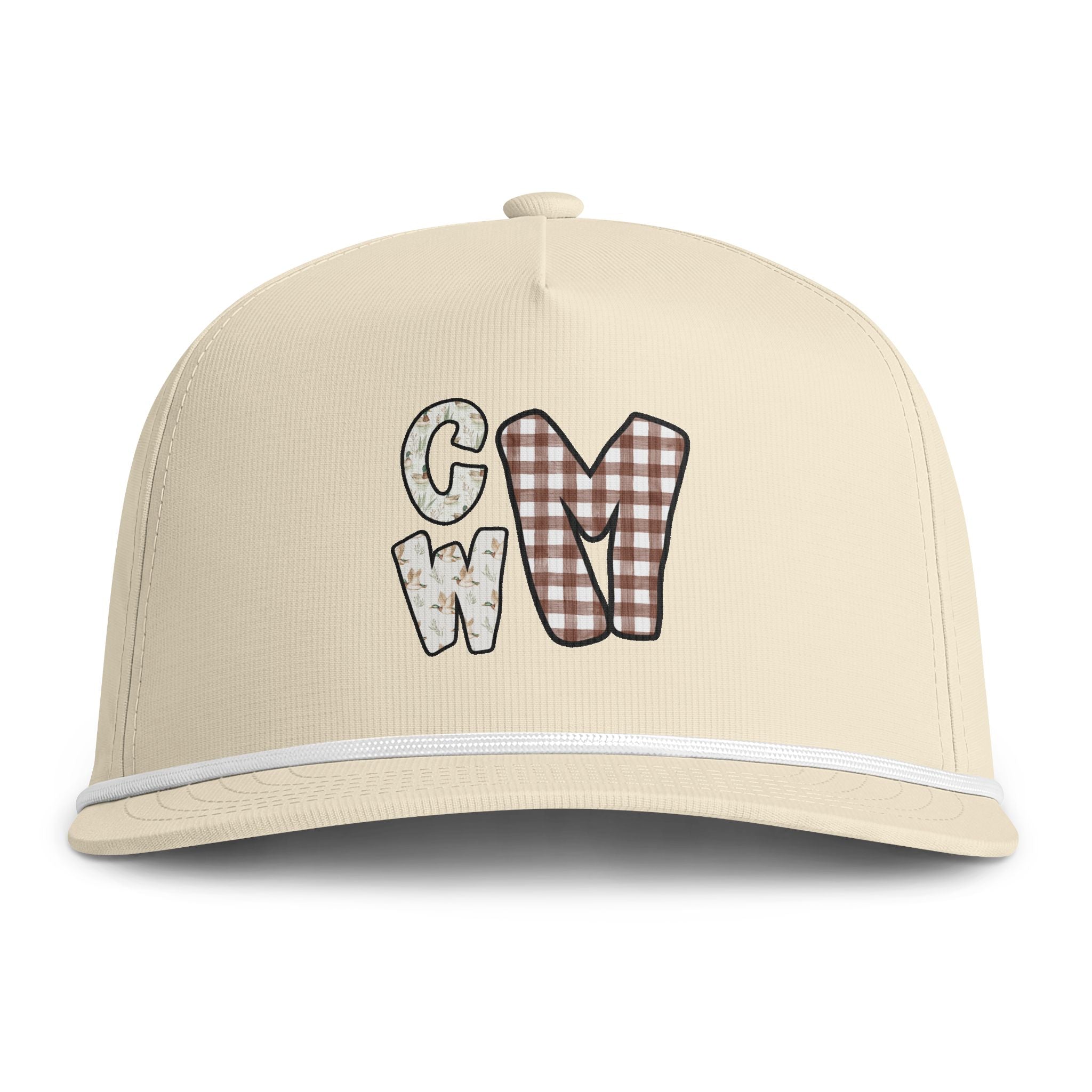 Sunwashed Rope Cap initials