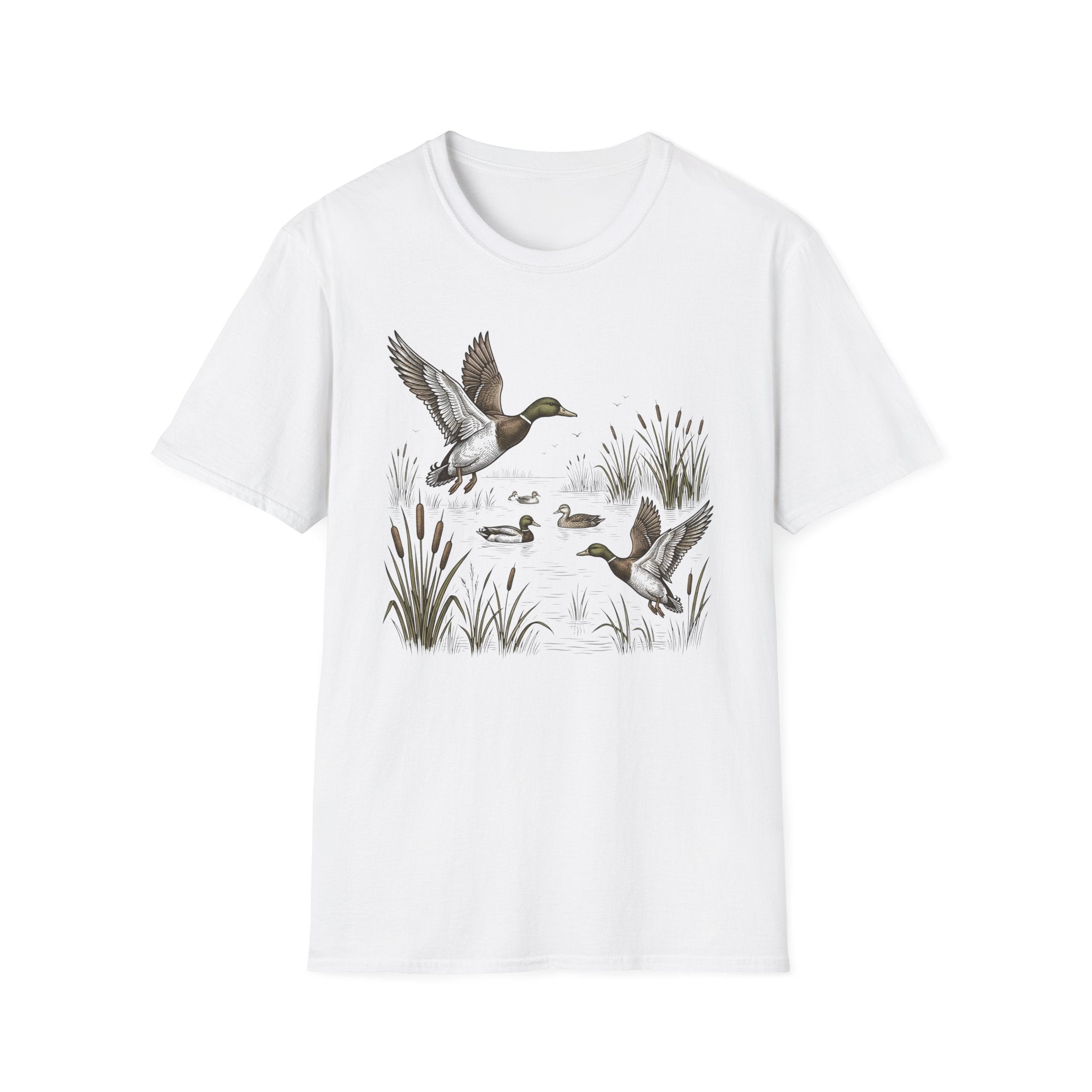 Mallard Ducks T‑Shirt — Waterfowl Nature Graphic Tee for Outdoors & Bird Lovers