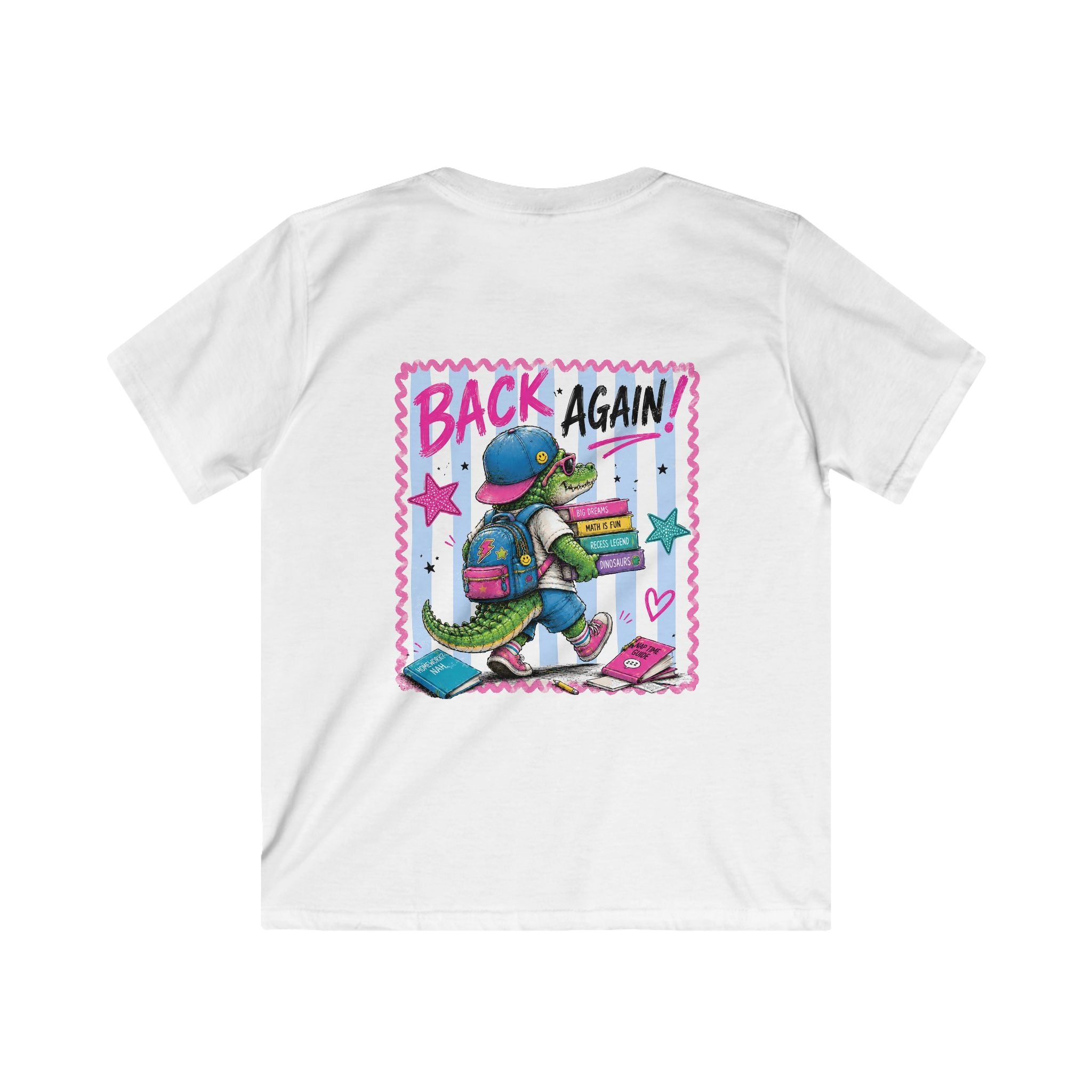 Kids "Guess Who's Back / Back Again" Dino School T-Shirt