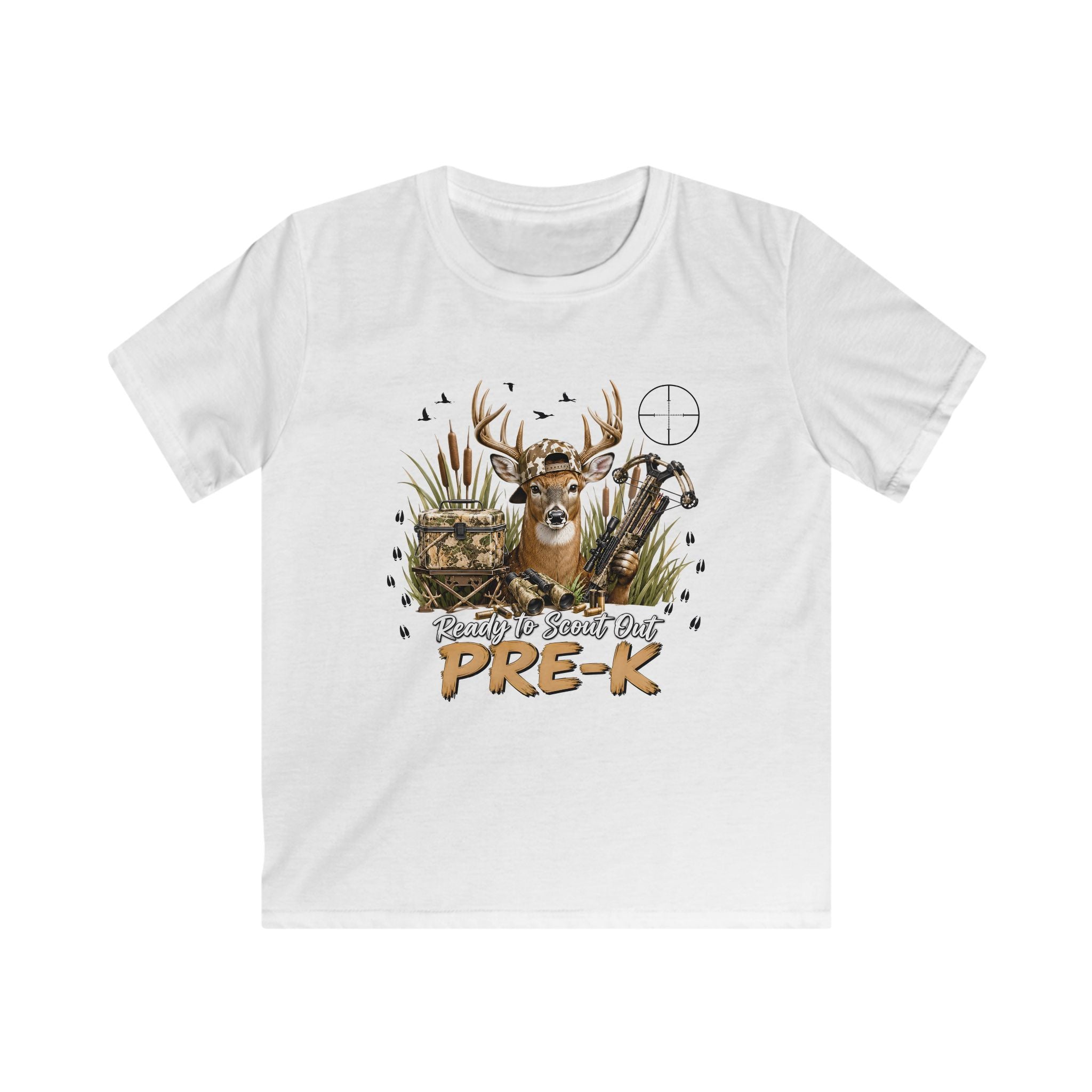 Pre-K Deer Kids T‑Shirt — Cute Hunting Theme Preschool Tee
