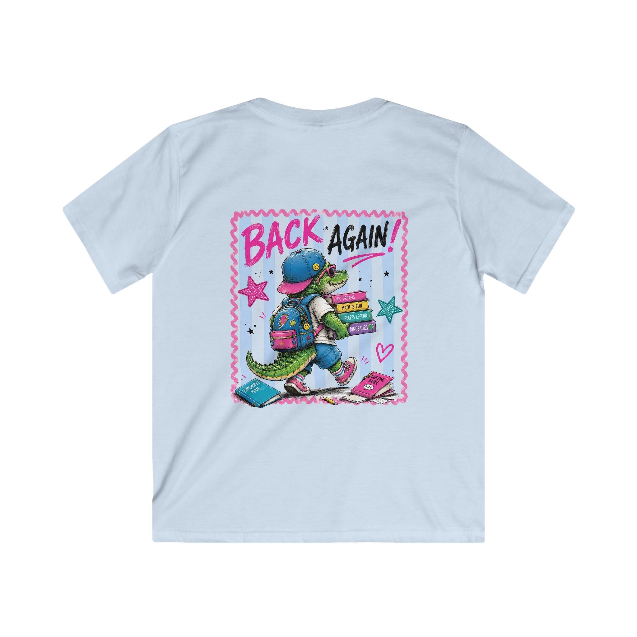 Kids "Guess Who's Back / Back Again" Dino School T-Shirt