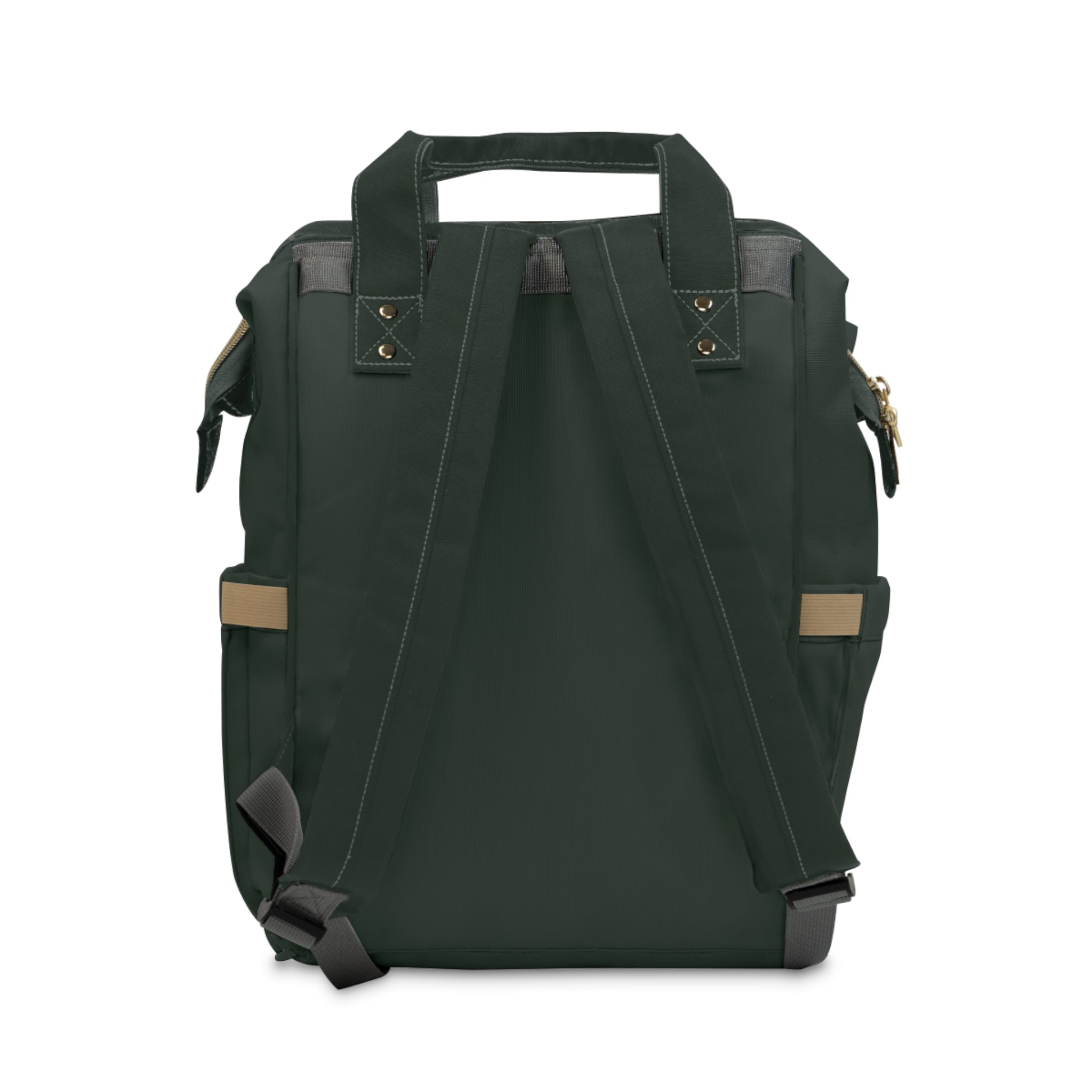 Duck Print Diaper Backpack — Multifunctional Baby Bag with Changing Compartment