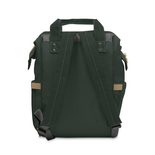 Duck Print Diaper Backpack — Multifunctional Baby Bag with Changing Compartment