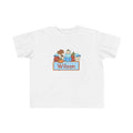 Personalized Toddler T‑Shirt — Blue Pumpkin Name Tee (Wilson)
