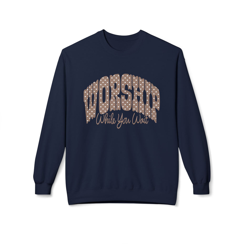 “LORSIN” While You Wait Inspirational Crewneck Sweatshirt