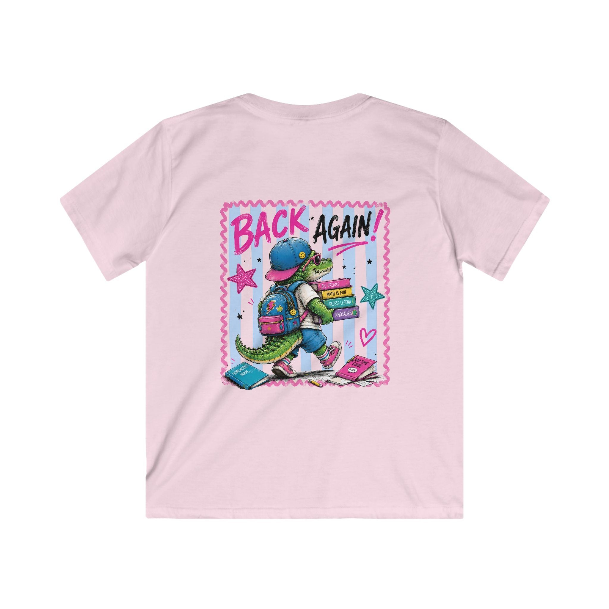 Kids "Guess Who's Back / Back Again" Dino School T-Shirt