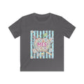 Kids Apple Graphic Tee — 'MES' Floral Back-to-School Shirt