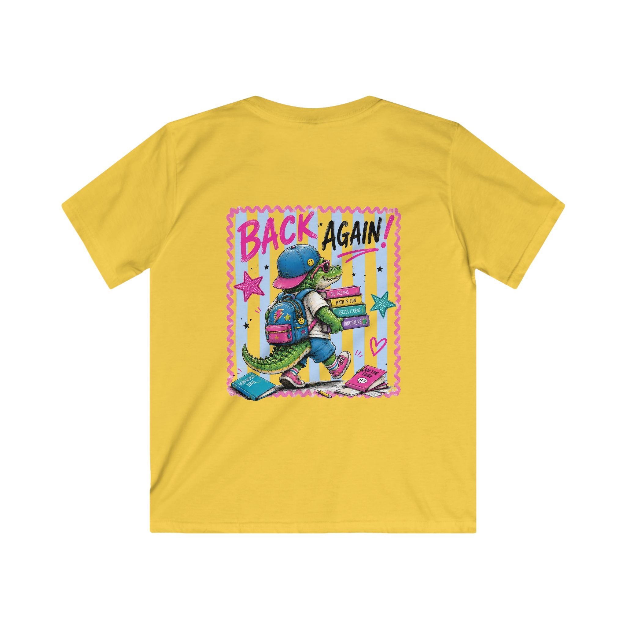 Kids "Guess Who's Back / Back Again" Dino School T-Shirt