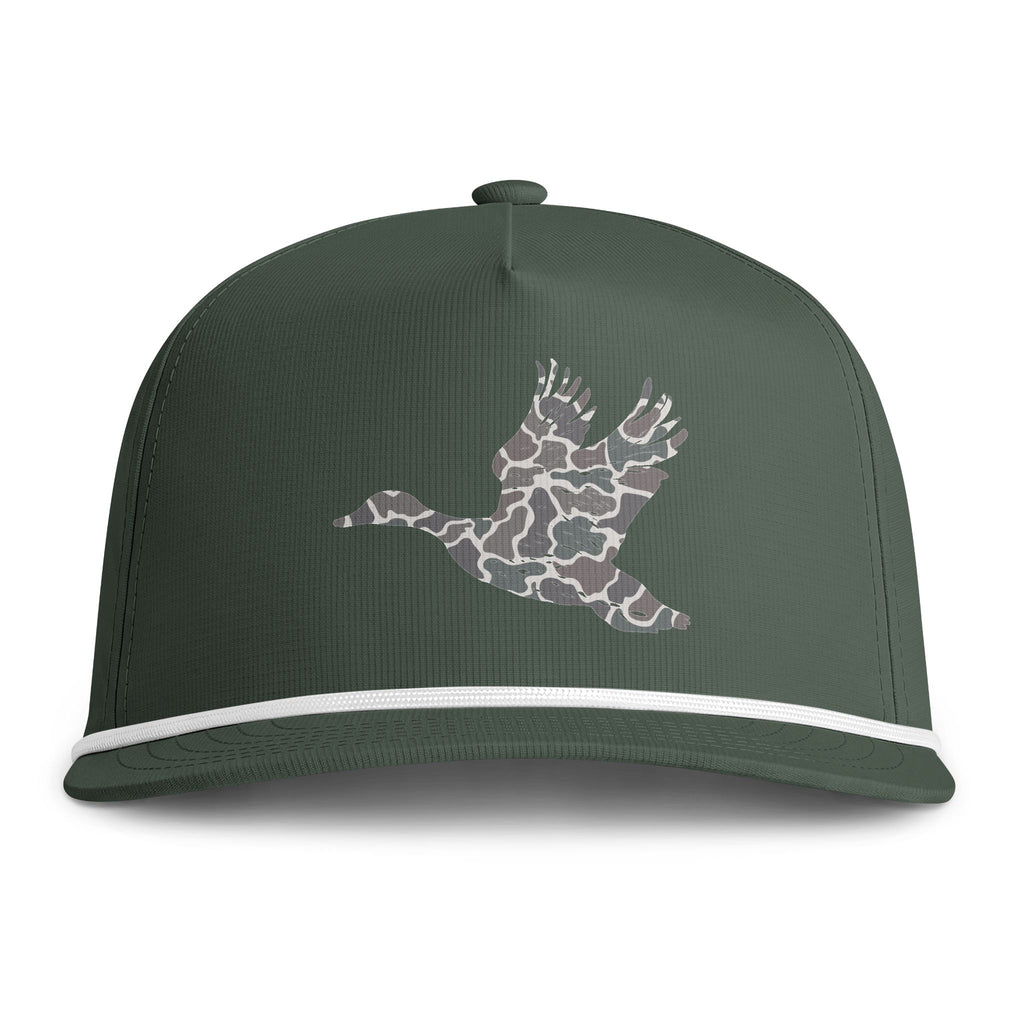 Trucker Hat — Camouflage Flying Duck Rope Cap