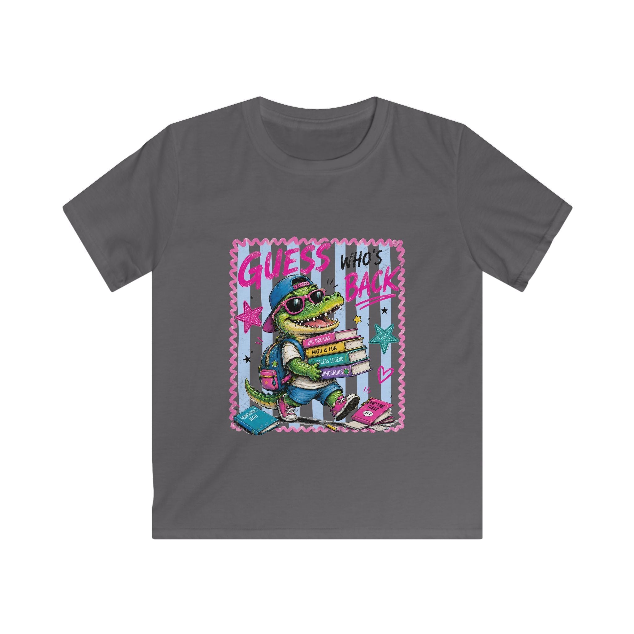 Kids "Guess Who's Back / Back Again" Dino School T-Shirt