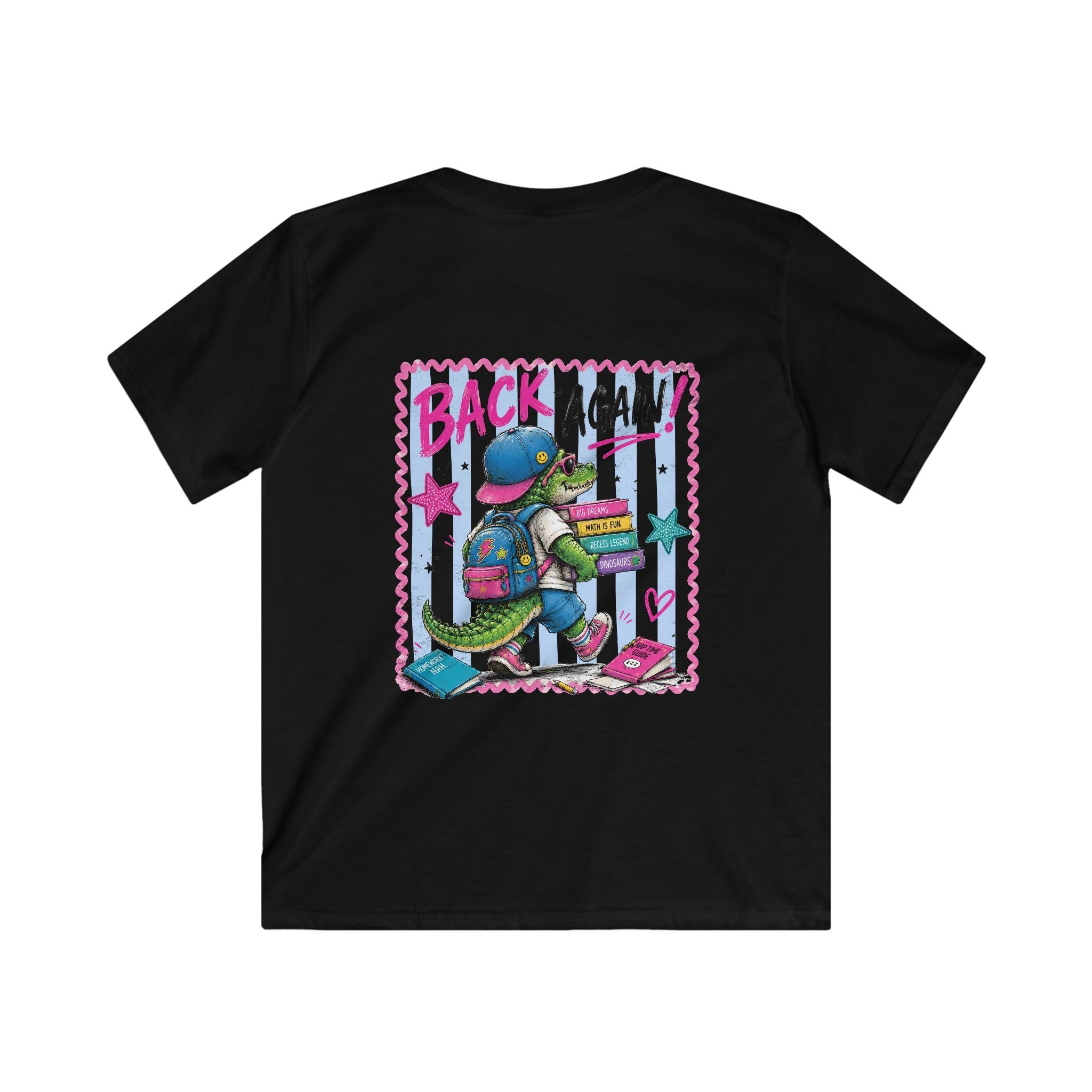 Kids "Guess Who's Back / Back Again" Dino School T-Shirt