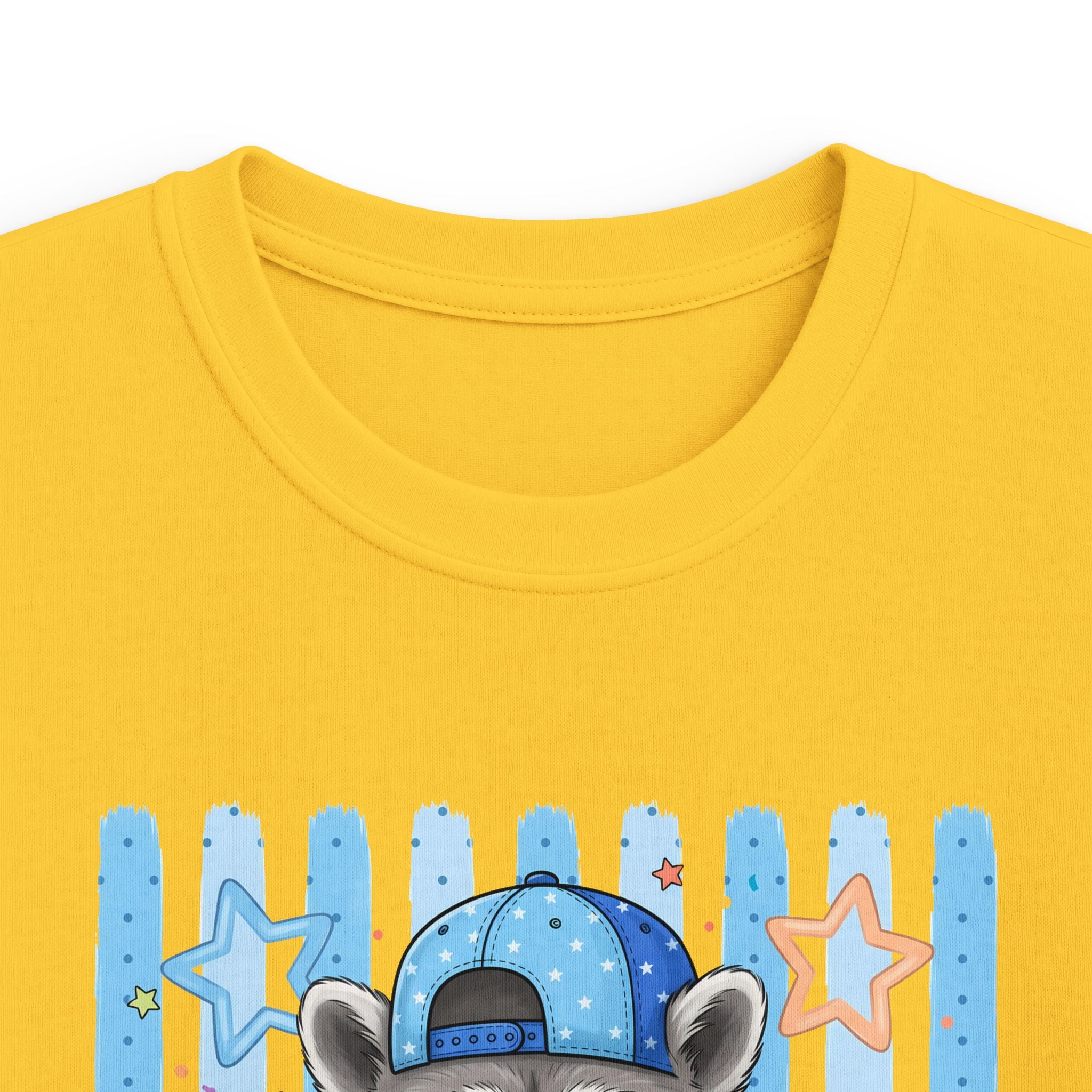 Kids Raccoon 'Bruh We Back' Graphic Tee - Cute Cool Kid T-Shirt