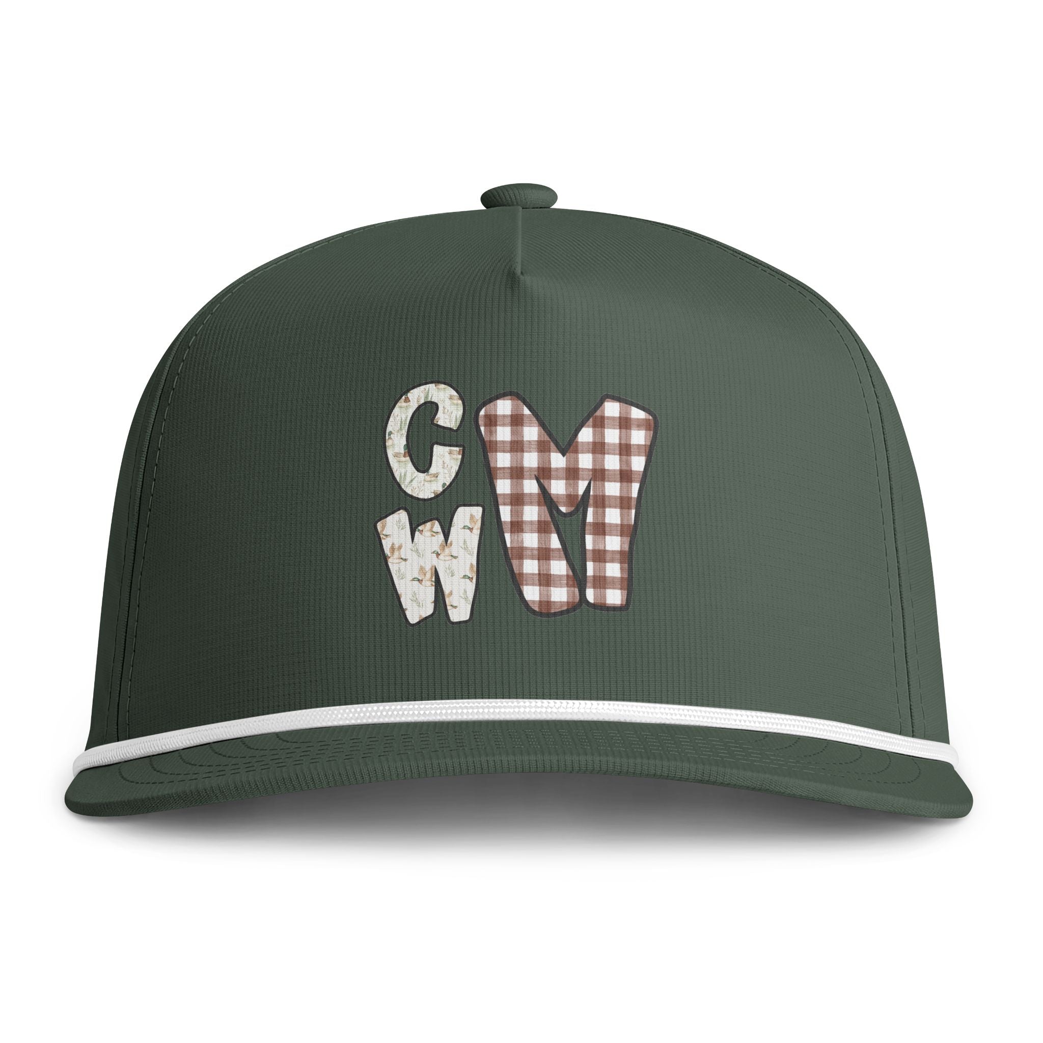Sunwashed Rope Cap initials