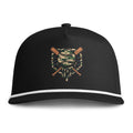 Embroidered Camo Baseball Cap — Sunwashed Rope Detail