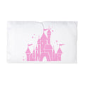 Princess Castle Pillowcase – Pink Fairy Tale Microfiber Pillow Cover