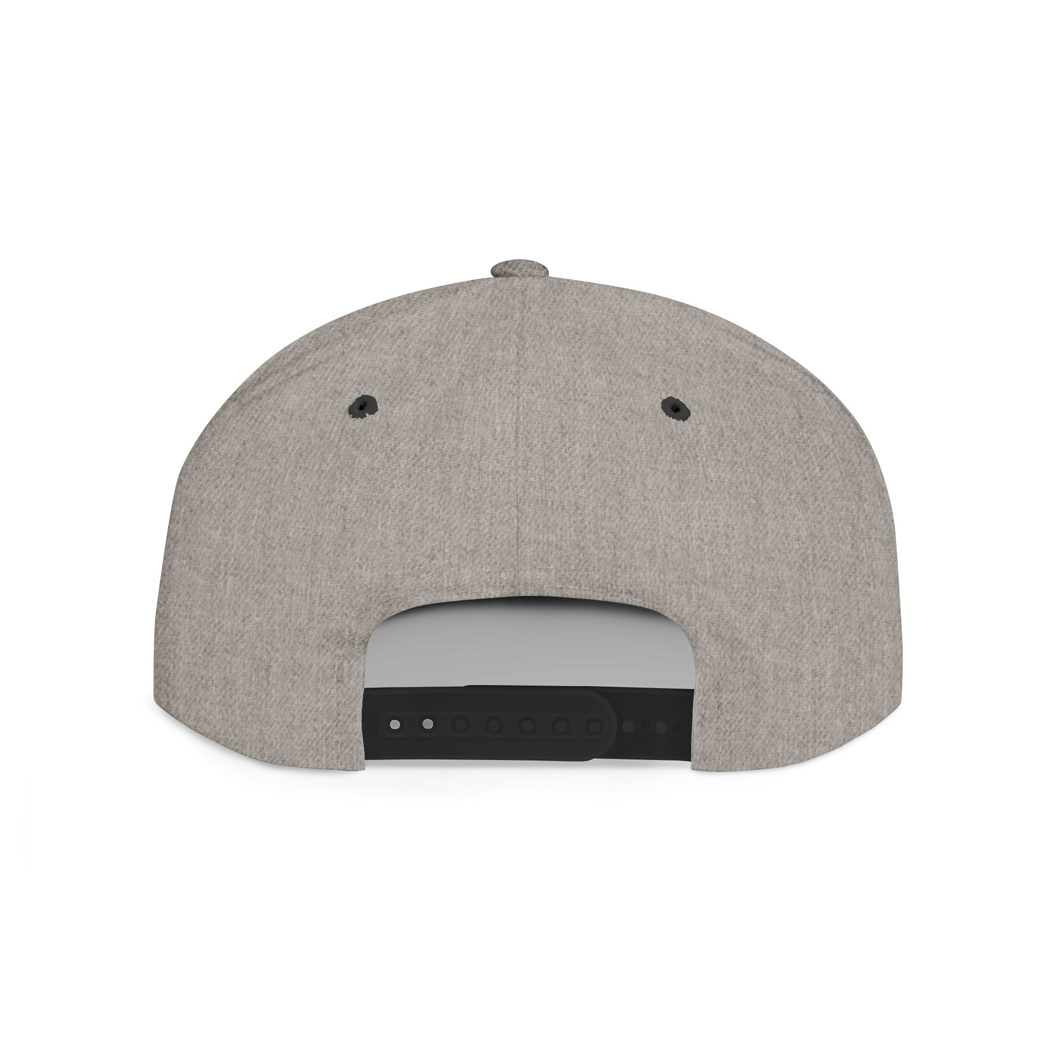 Snapback Hat — Sparkling Floral Dove Embroidered Flat Bill Cap