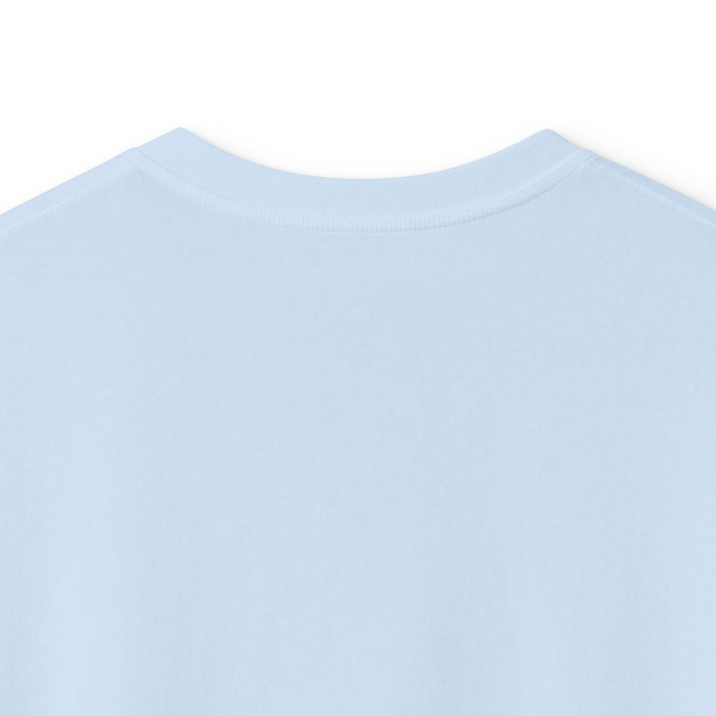 Personalized Kids Tee — Blue Gingham Bow, Apple & Pencil School Name Shirt