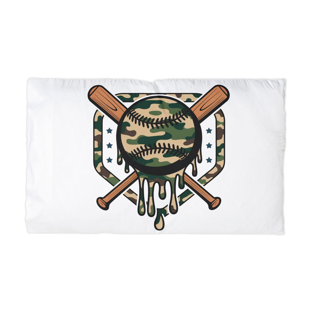 Camo Drip Baseball Microfiber Pillowcase