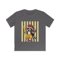 Kids Raccoon Pencil Tee — Cute Back-to-School Graphic Shirt