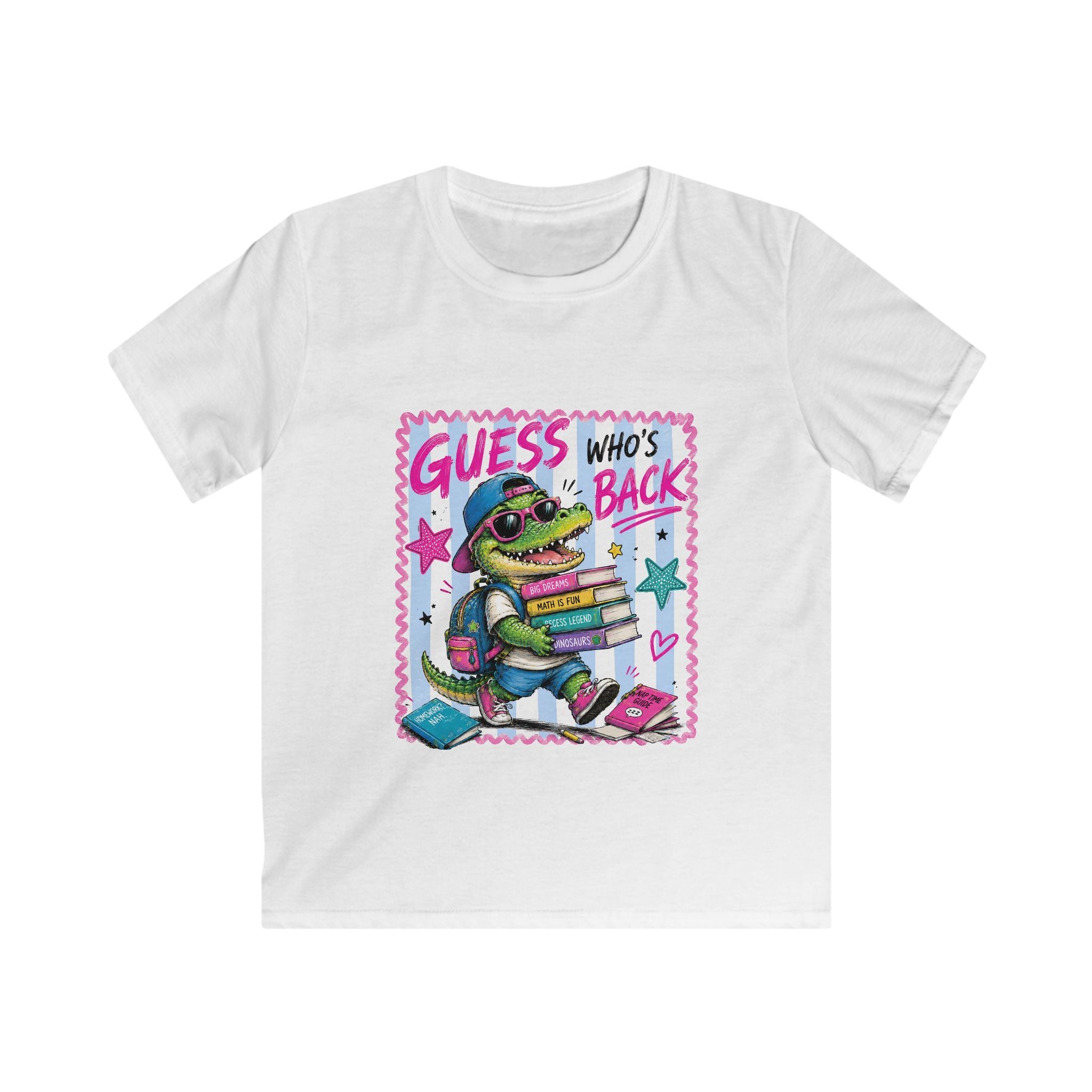 Kids "Guess Who's Back / Back Again" Dino School T-Shirt