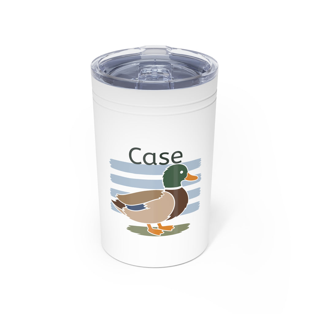 Duck Name Tumbler — Personalized 11oz Vacuum Insulated Travel Cup