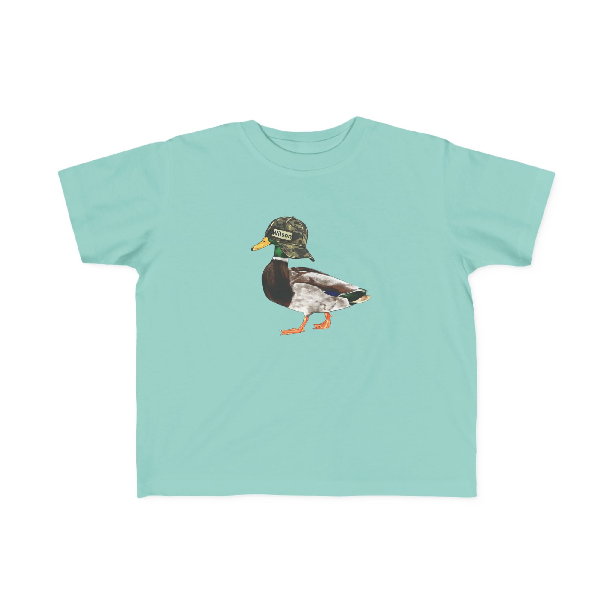Toddler Duck Tee — Mallard Wearing Hat Kids Shirt