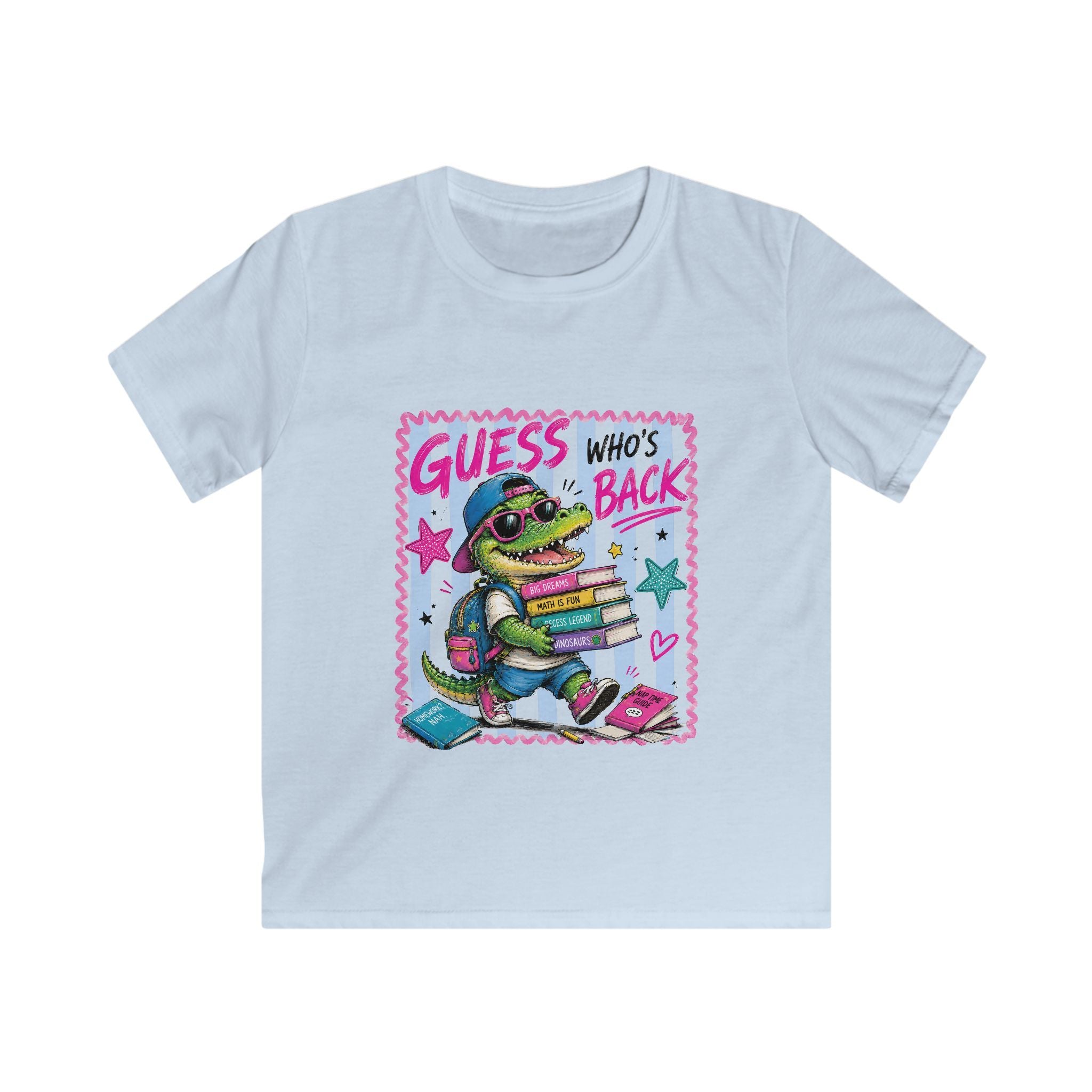 Kids "Guess Who's Back / Back Again" Dino School T-Shirt