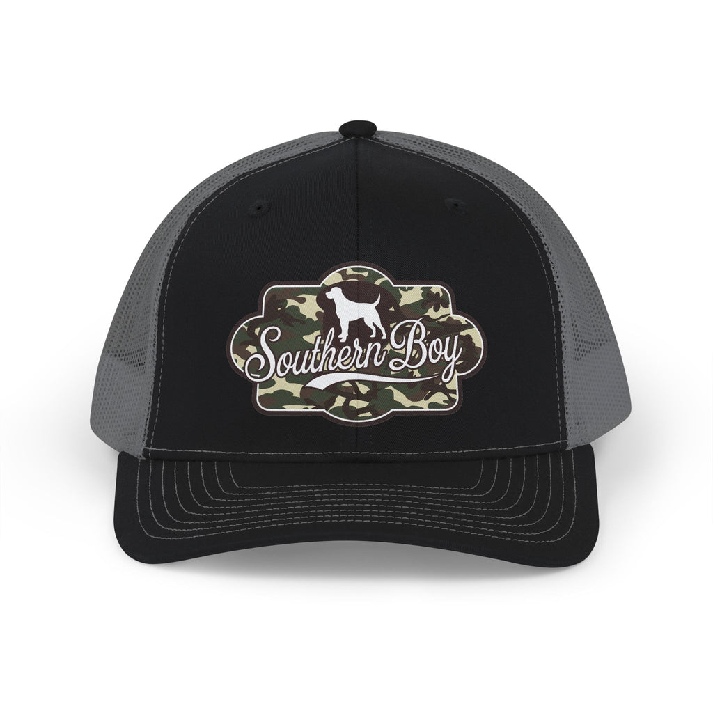 Southern Boy Camo Patch Trucker Cap