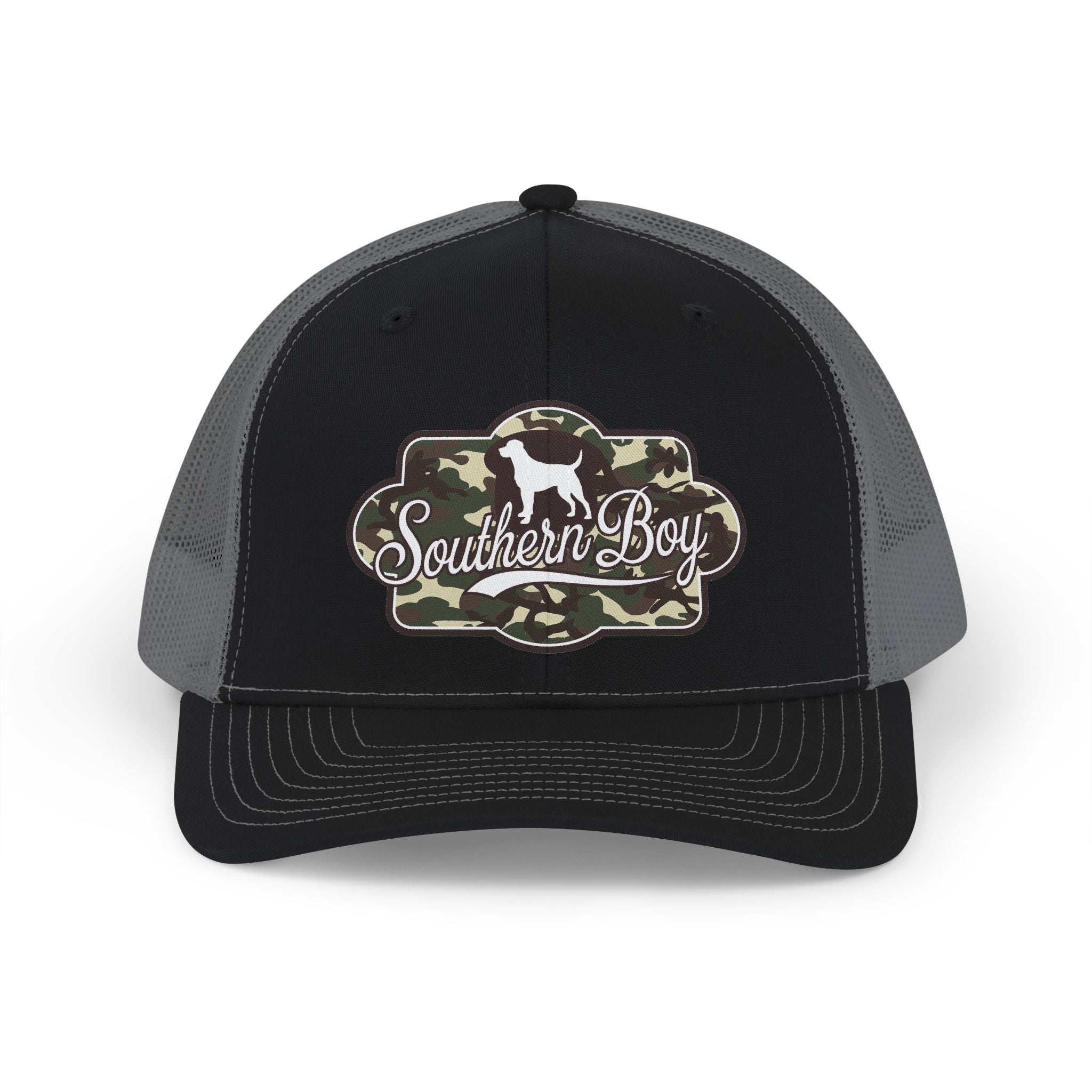 Southern Boy Camo Patch Trucker Cap