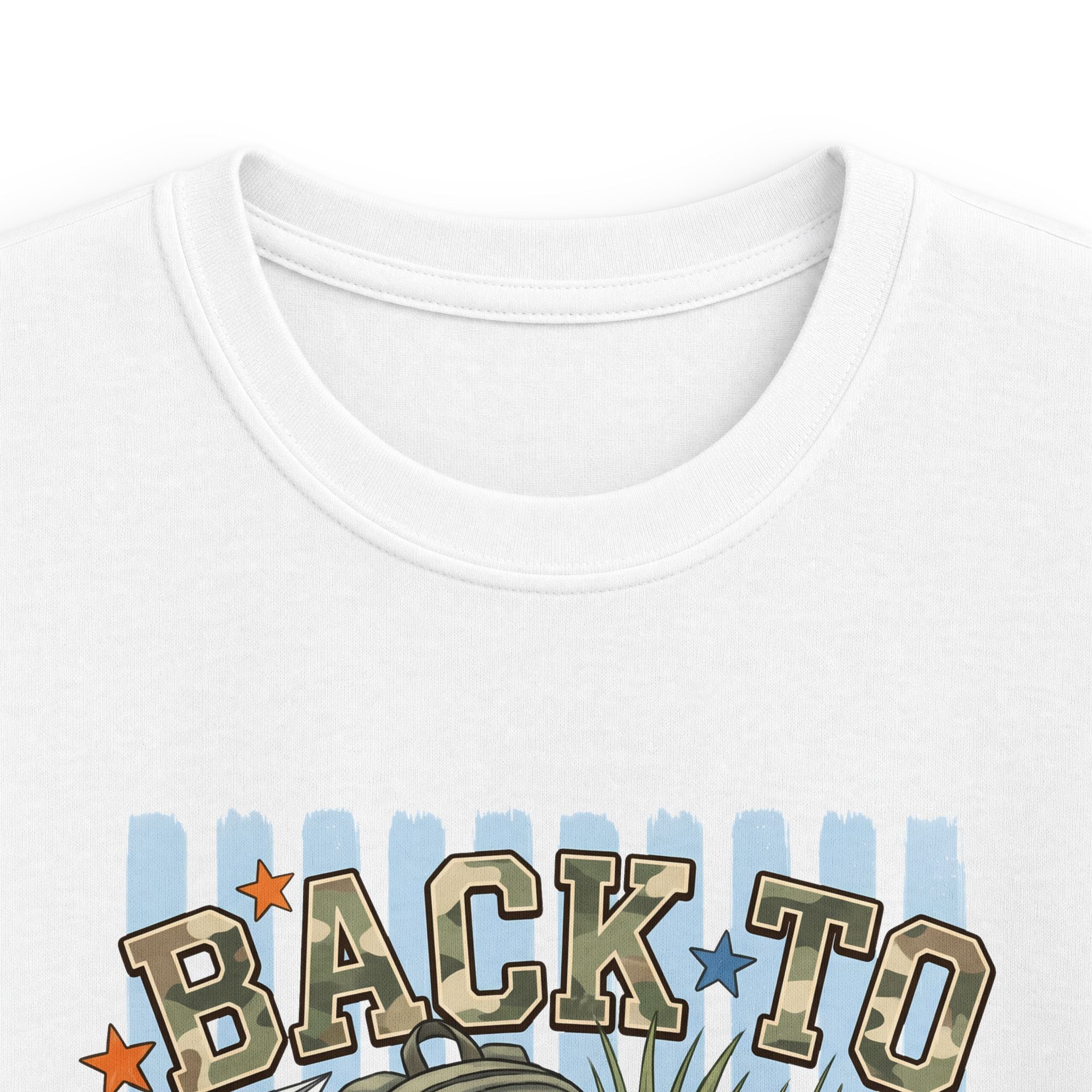 Back to School Kids Tee — Vintage School Supplies Graphic