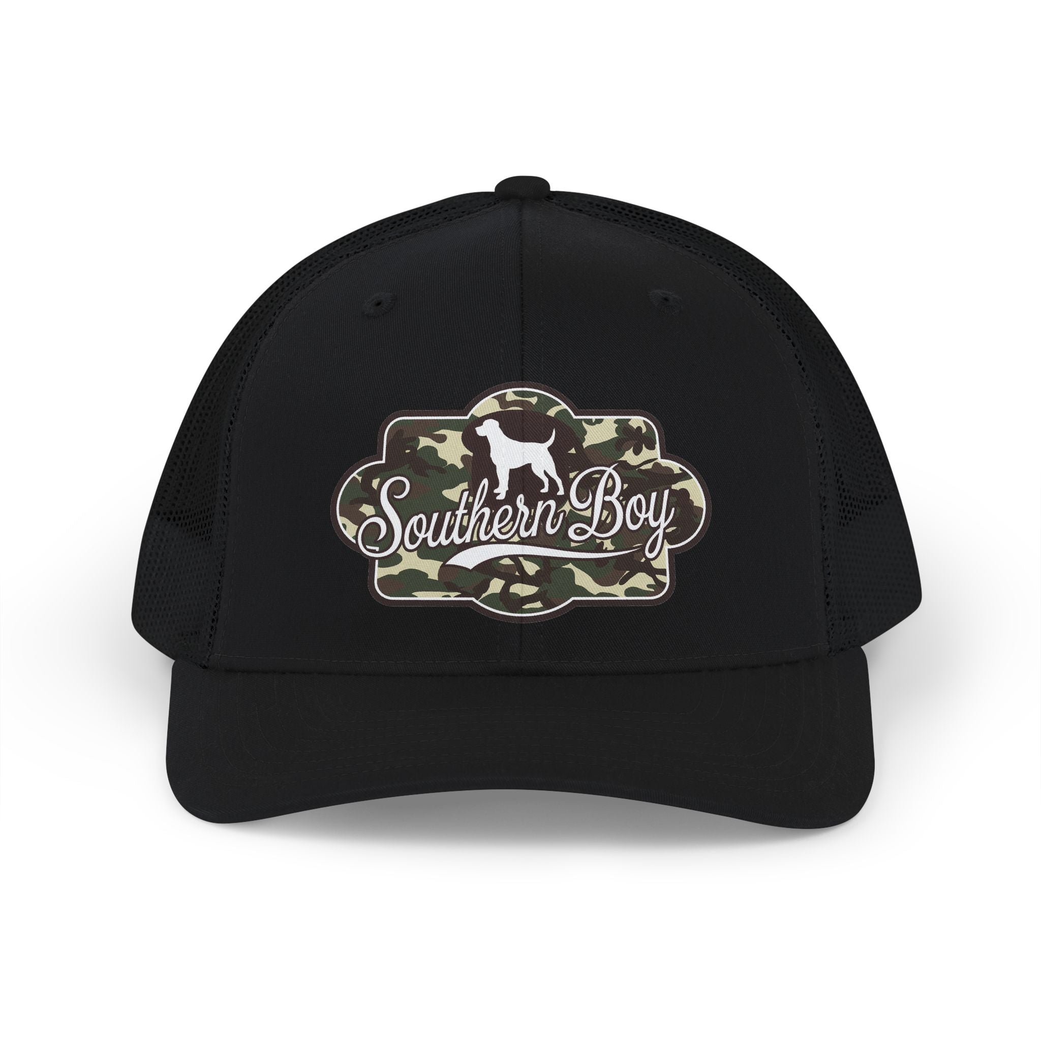 Southern Boy Camo Patch Trucker Cap