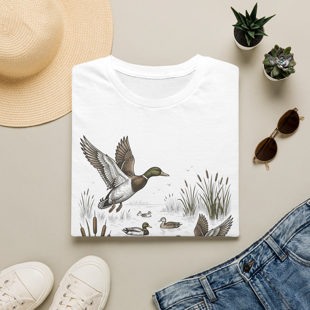 Mallard Ducks T‑Shirt — Waterfowl Nature Graphic Tee for Outdoors & Bird Lovers