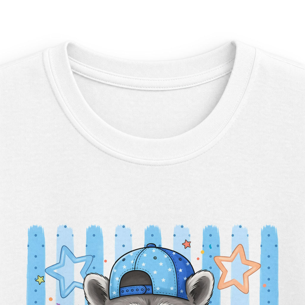 Kids Raccoon 'Bruh We Back' Graphic Tee - Cute Cool Kid T-Shirt