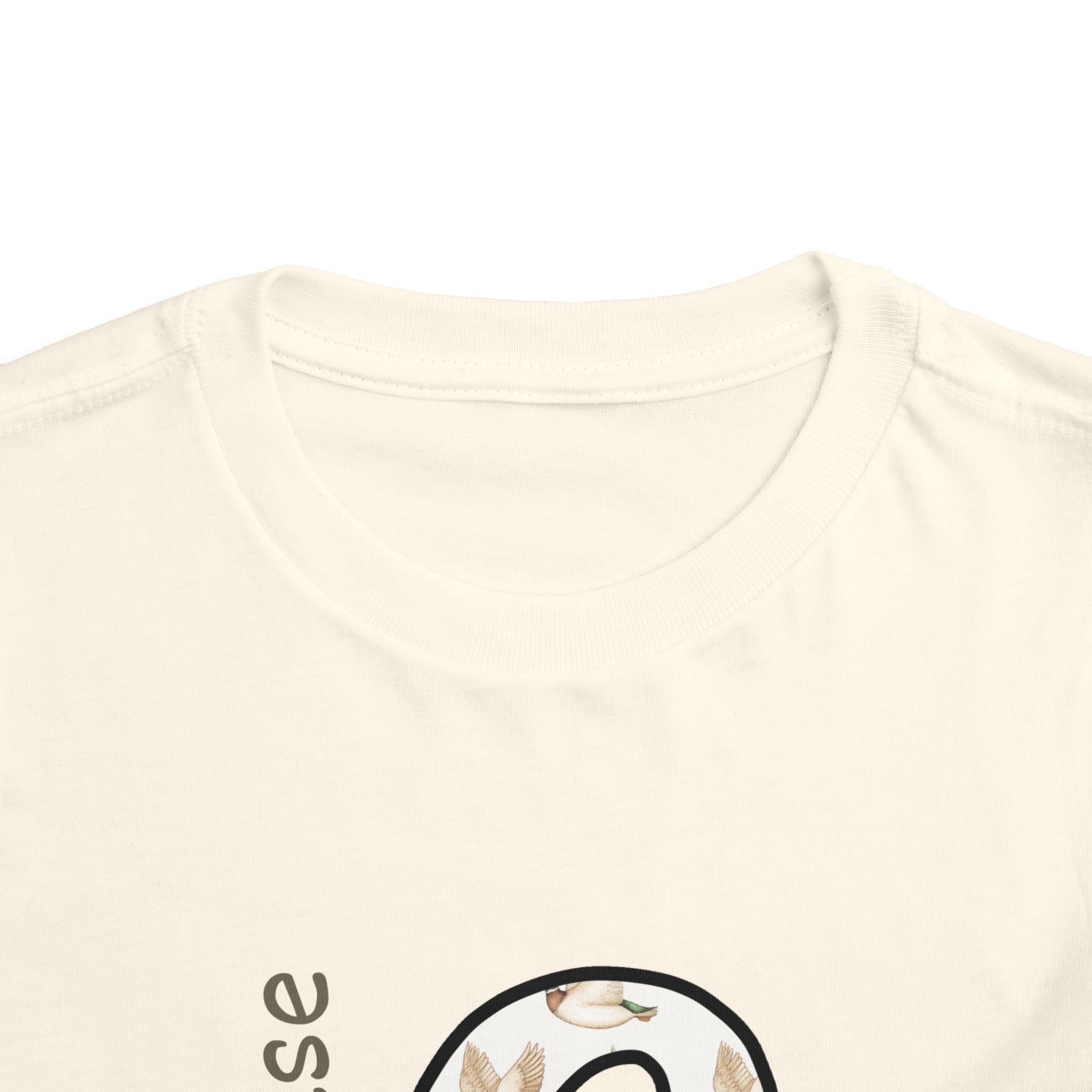 G Floral Initial Toddler Tee — "G is for Grace" Monogram Short Sleeve Shirt
