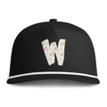 Sunwashed Rope Cap - Vintage Seagull 'W' Patch Baseball Hat