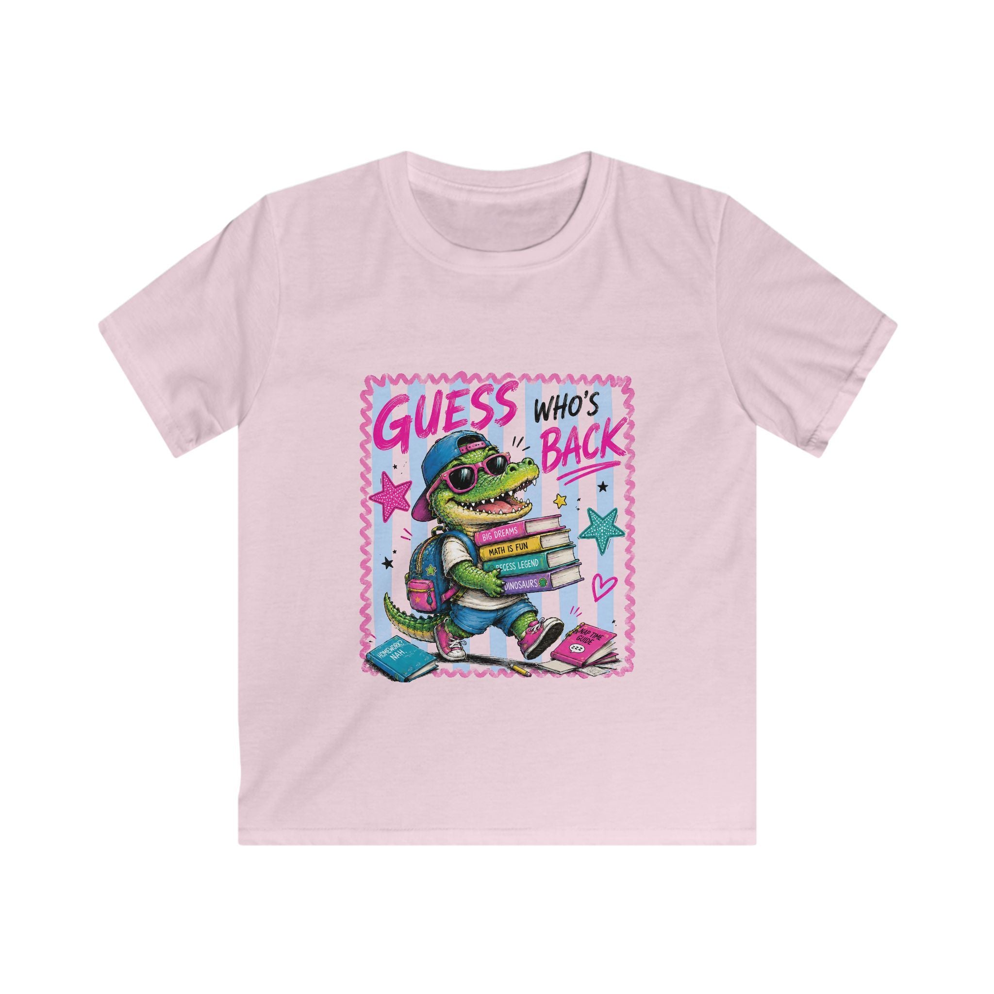 Kids "Guess Who's Back / Back Again" Dino School T-Shirt
