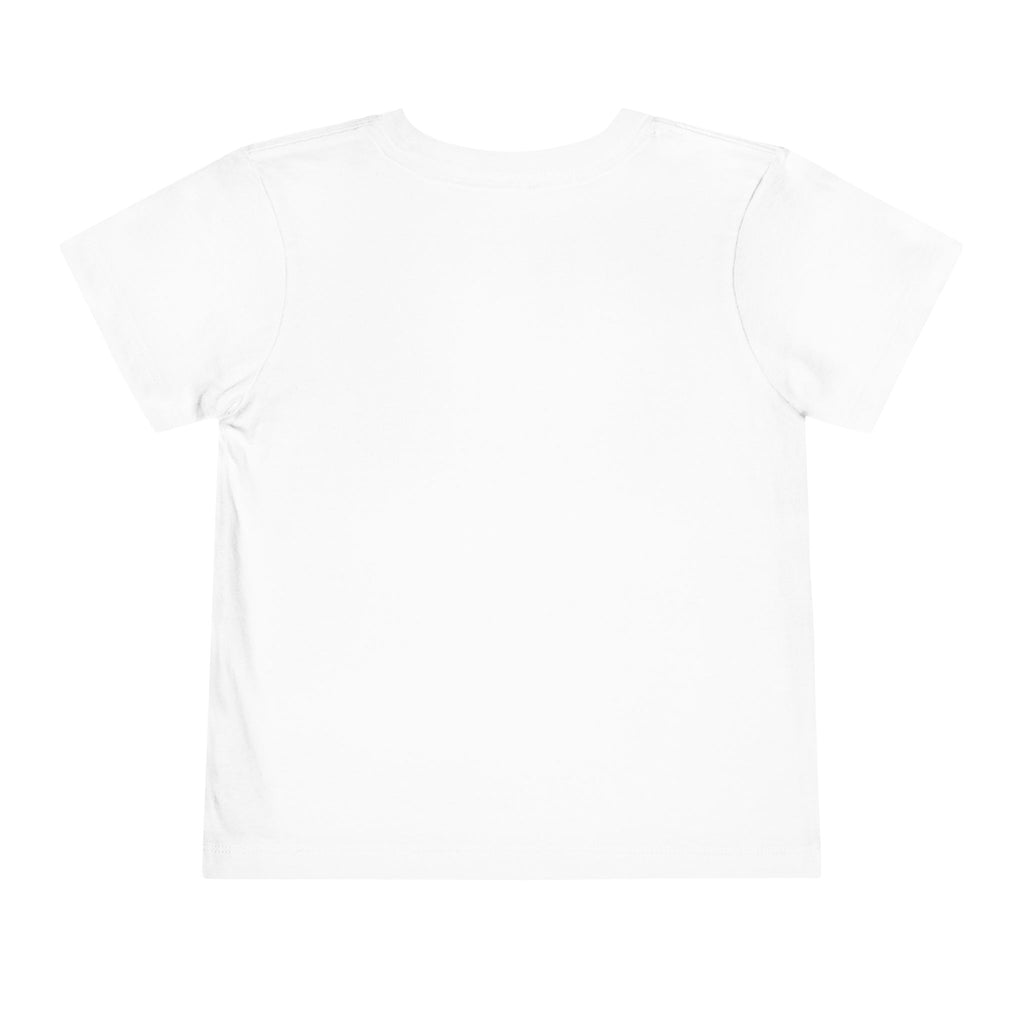 G Floral Initial Toddler Tee — "G is for Grace" Monogram Short Sleeve Shirt
