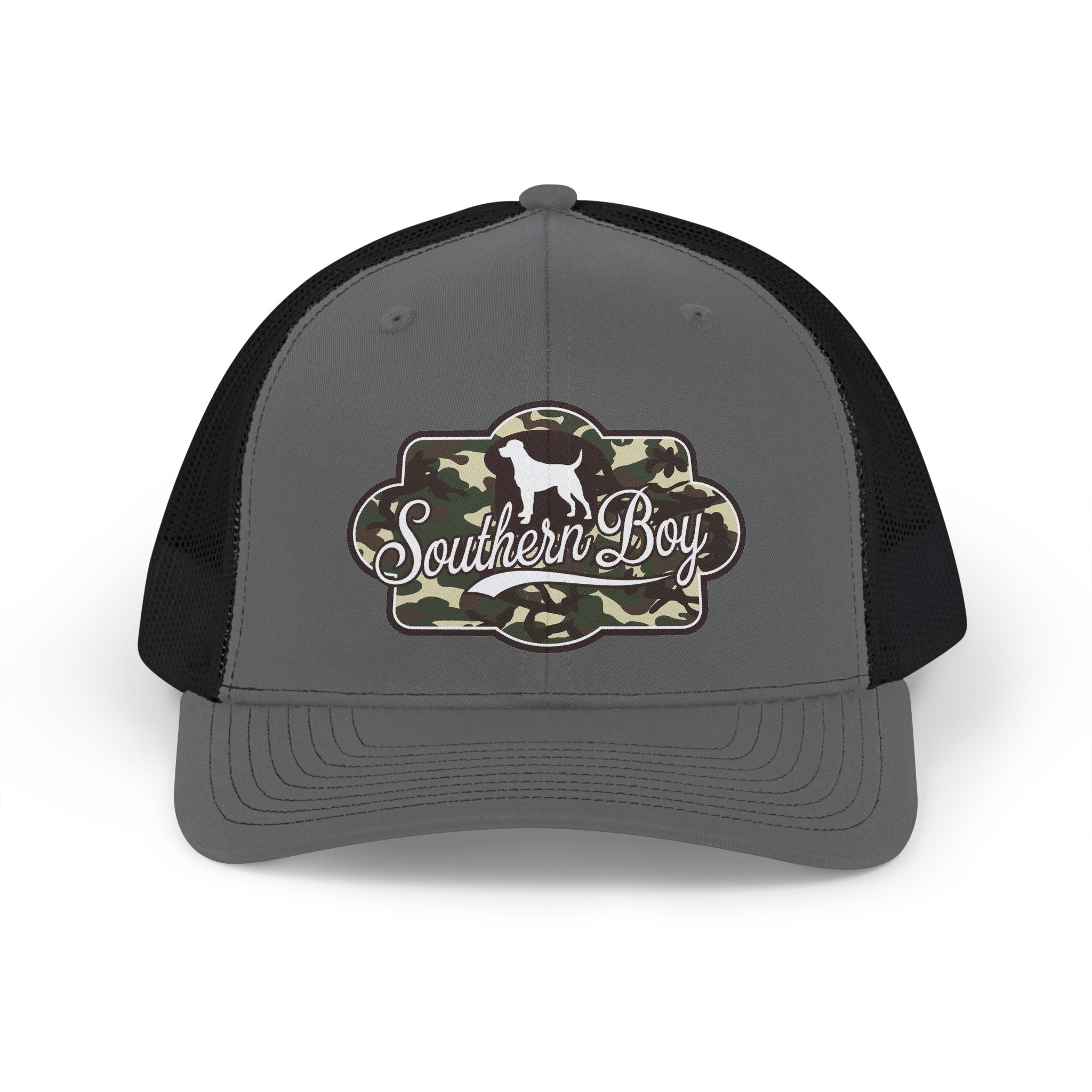 Southern Boy Camo Patch Trucker Cap