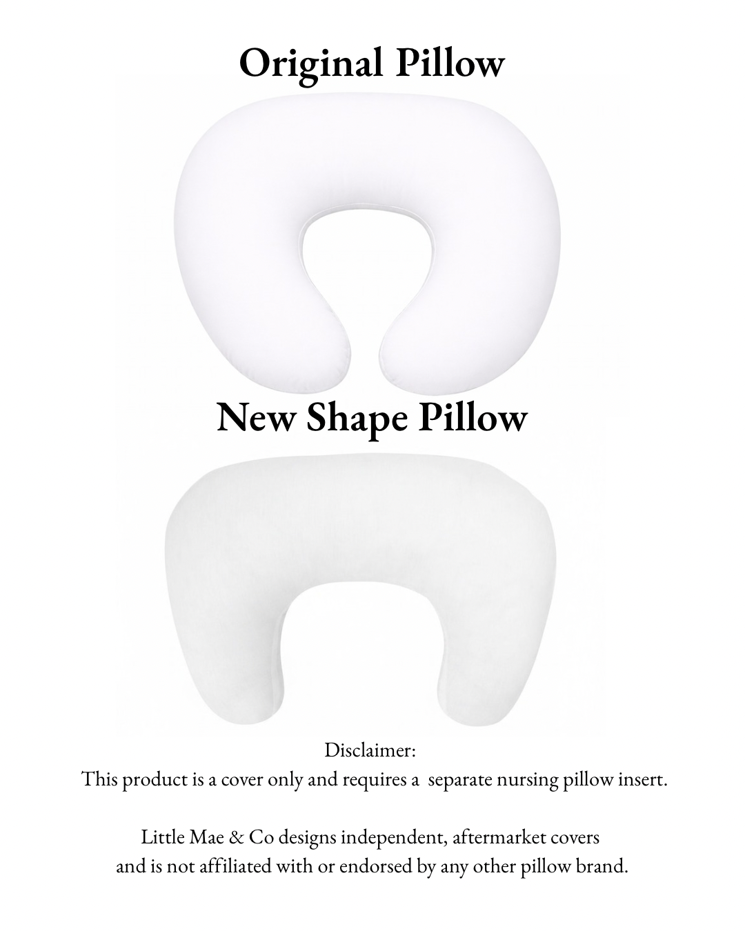 Light Blue Checkered Ruffle Nursing Pillow Cover